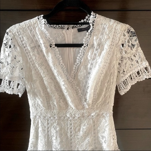 French Connection Ruffle White Dress - Picture 7 of 15